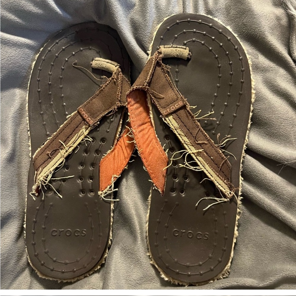 Crocs Brown  Flip Flops